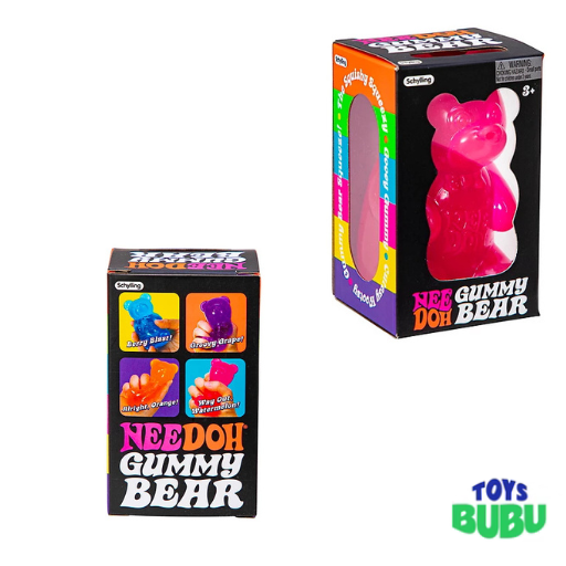 NeeDoh Gummy Bear Jumbo Squishy Stress Ball