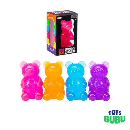 NeeDoh Gummy Bear Jumbo Squishy Stress Ball