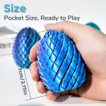 Twisty Fidget Dragon Egg – 3D Printed Transforming Desk Toy