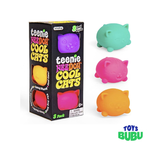 NeeDoh Teenie Cool Cat Mini Squishy Stress Ball