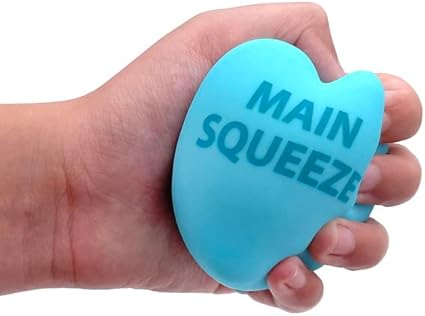 Schylling NeeDoh Squeeze Heart – Sensory Fidget Stress Ball, Assorted Colors