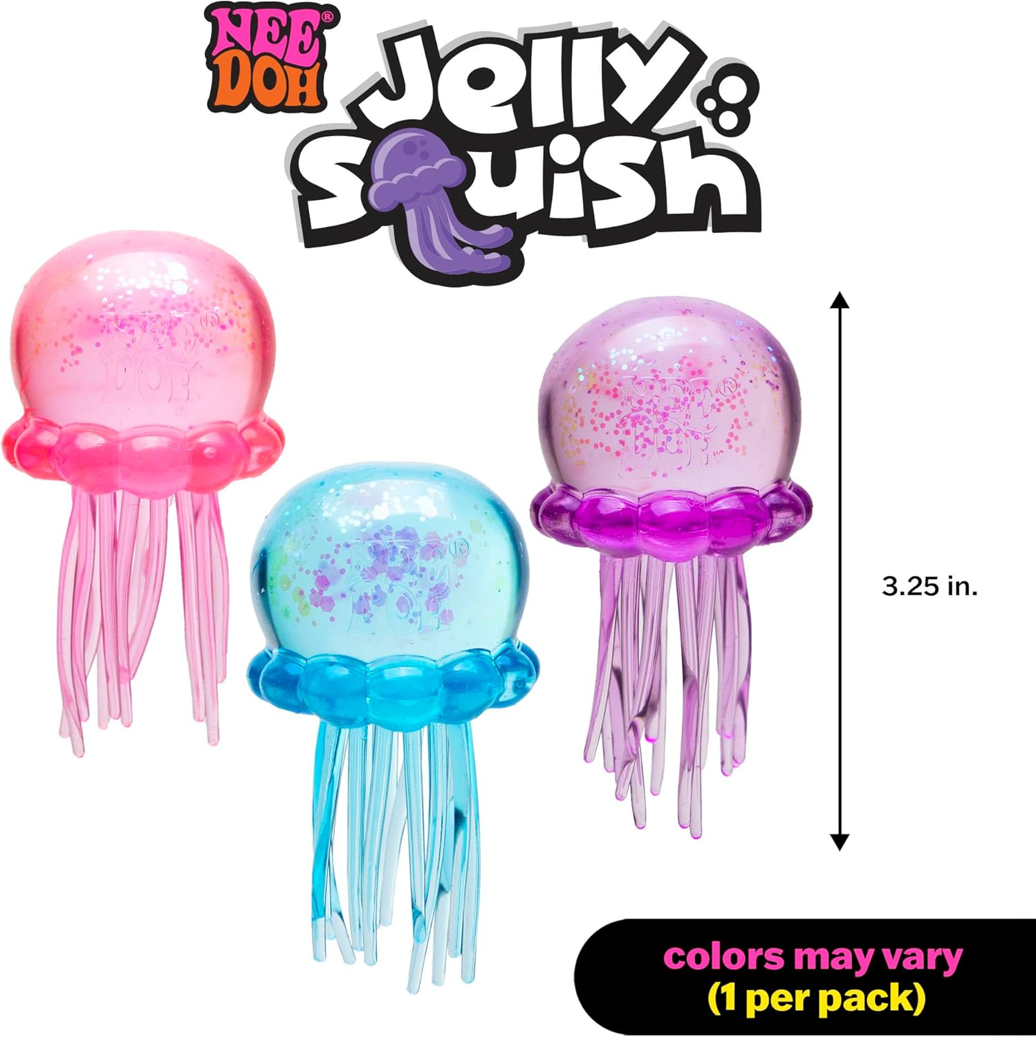 Schylling NeeDoh Jelly Squish Ball – Surprise Color