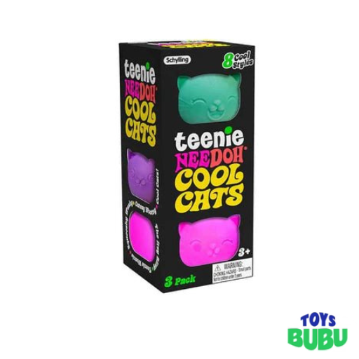 NeeDoh Teenie Cool Cat Mini Squishy Stress Ball