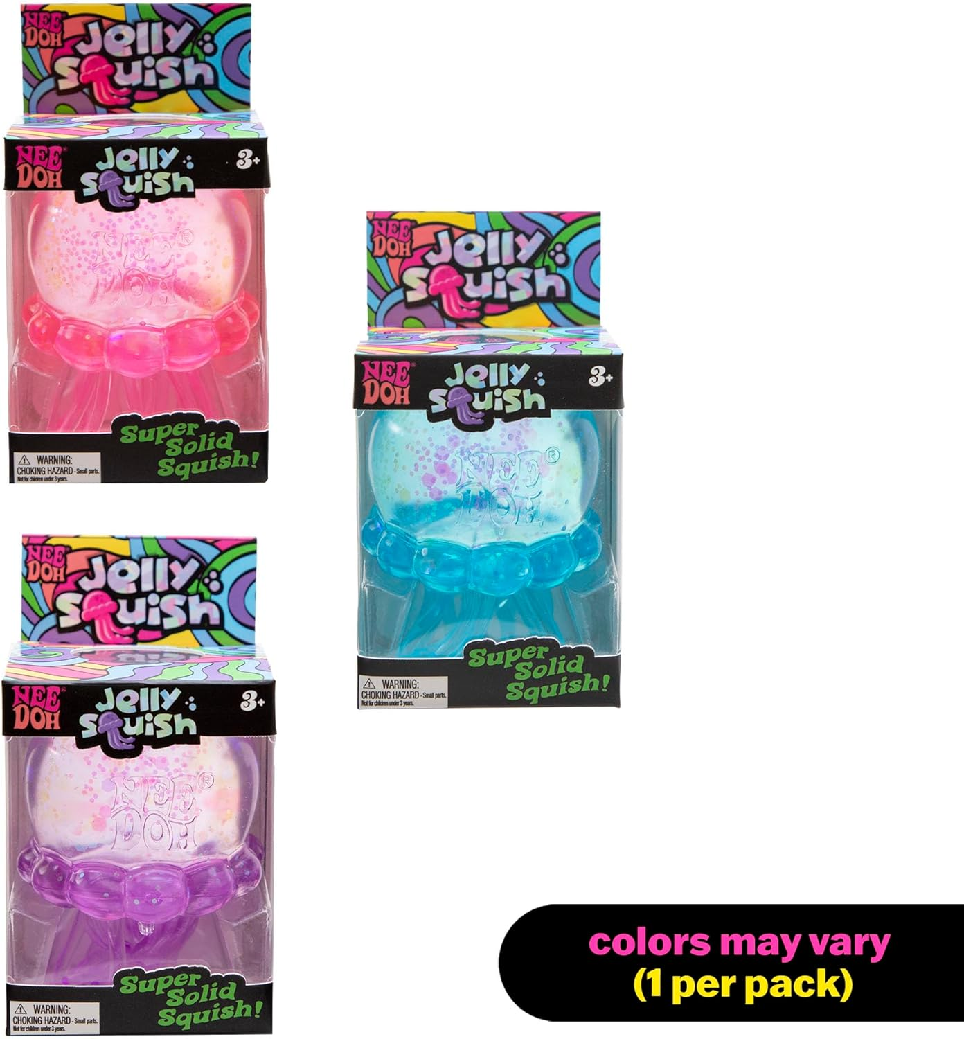 Schylling NeeDoh Jelly Squish Ball – Surprise Color