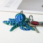 Octopus Fidget Keychain – 3D Printed Sensory Stress Relief Toy