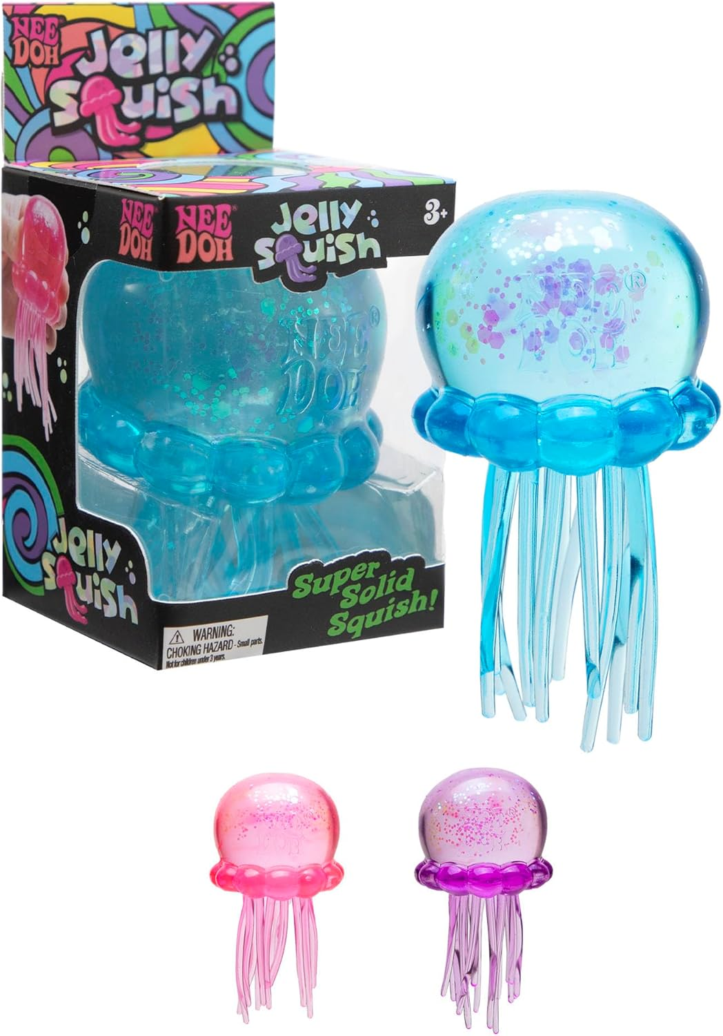 Schylling NeeDoh Jelly Squish Ball – Surprise Color