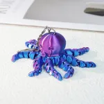 Octopus Fidget Keychain – 3D Printed Sensory Stress Relief Toy
