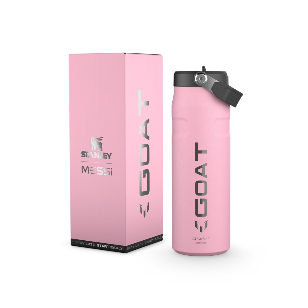 Messi x Stanley IceFlow™ Flip Straw 2.0 Bottle 24 oz – GOAT Collection