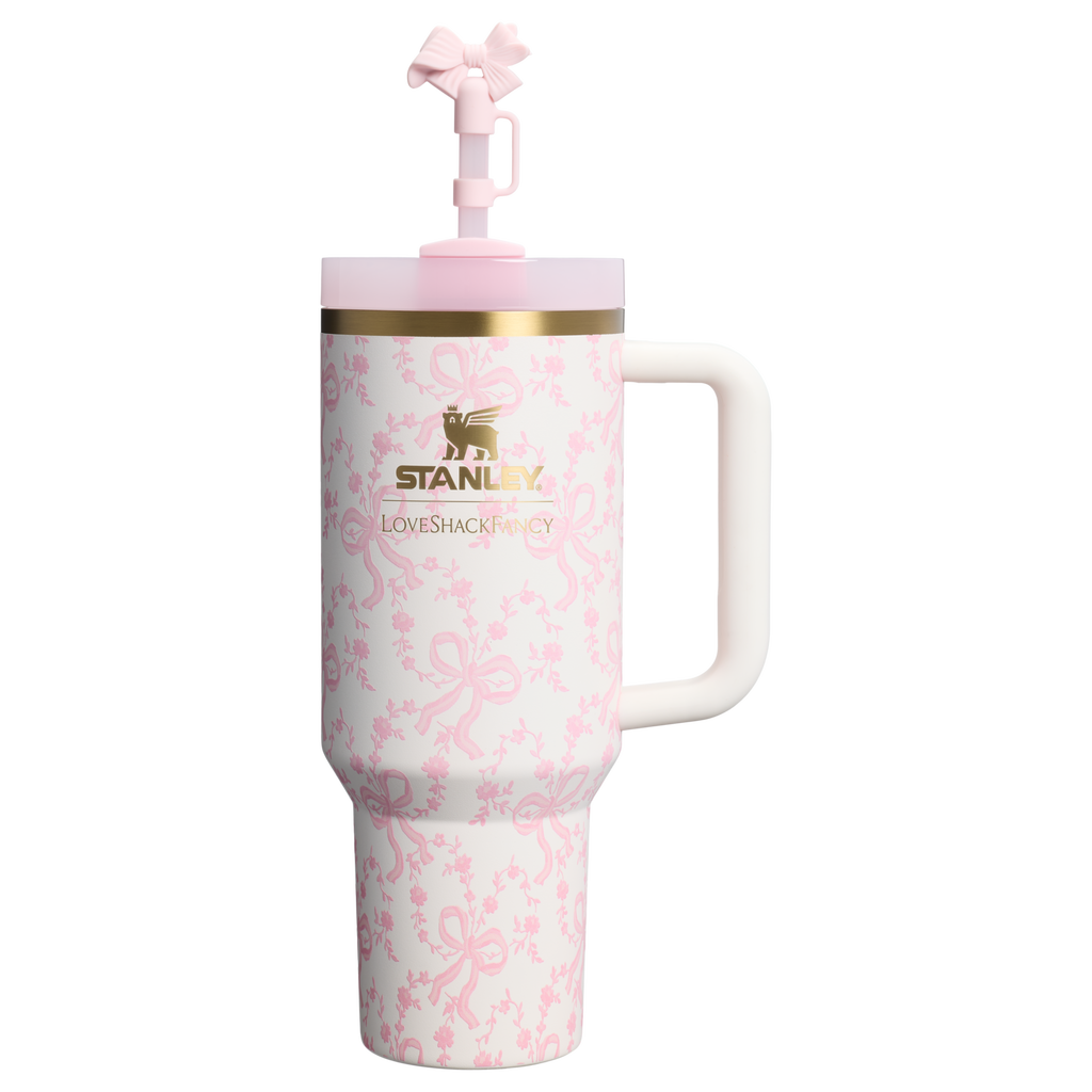 Stanley 1913 x LoveShackFancy Holiday Quencher® H2.0 FlowState™ Tumbler – 40 oz
